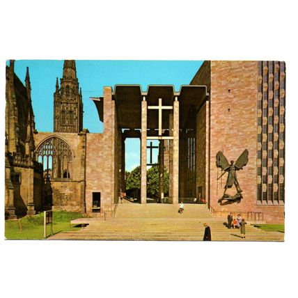The Cathedral, Coventry - Postally Used - Hinckley 26 July 1971 Leicestershire