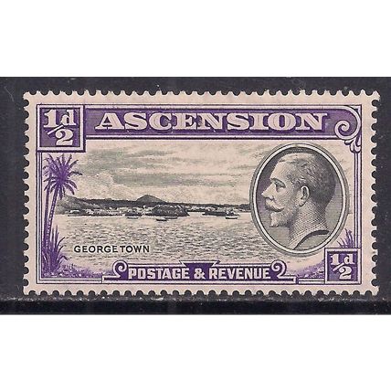 Ascension 1934 KGV 1/2d Georgetown MM SG 21 ( F584 )
