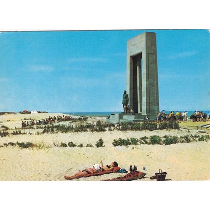 De Panne Monument Leopold 1 Belgium Postcard unused crease