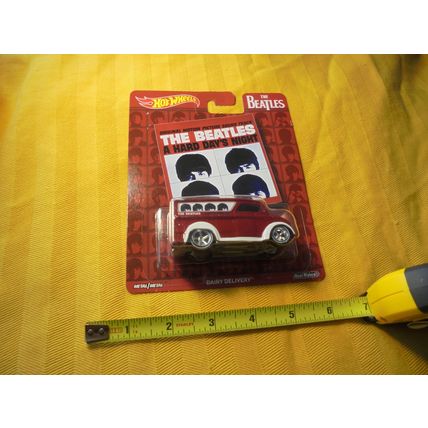 THE BEATLES Hard Day's Night HOT WHEELS!! Mint! 2016! $25.00 Shipped!