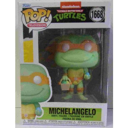 FUNKO ' TEENAGE MUTANT NINJA TURTLES ' MICHELANGELO EASTER figure (2024)