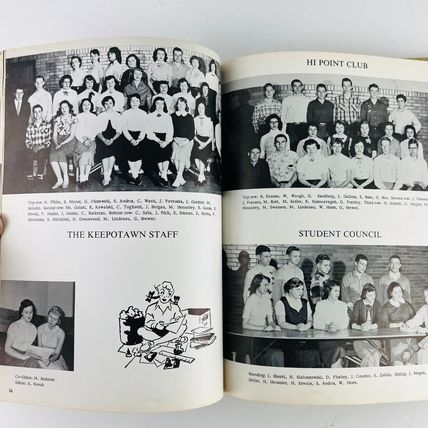 Lemont Township High School IL Keepotawn 1955 Yearbook