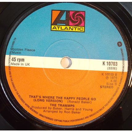 The Trammps - That's Where The Happy People Go - 7" Vinyl - 1st Press - Exc +