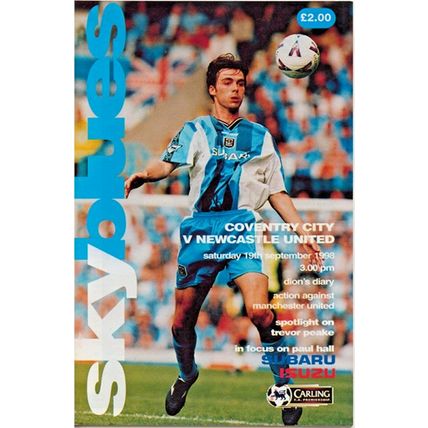 COVENTRY CITY v NEWCASTLE UNITED PREMIER LEAGUE 1998