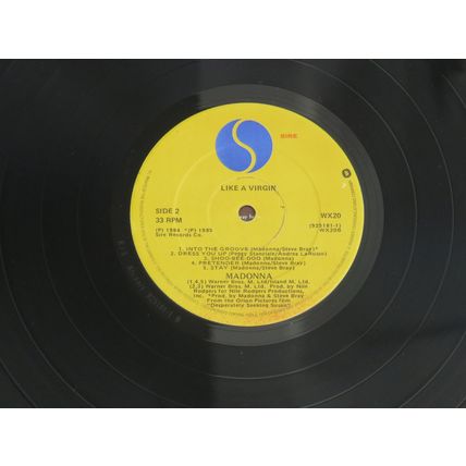 MADONNA LIKE A VIRGIN VINYL LP.