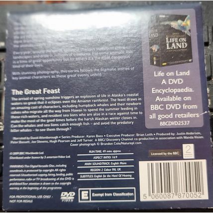 Natures Great Events DVD Promo The Mail The Great Feast David Attenborough BBC