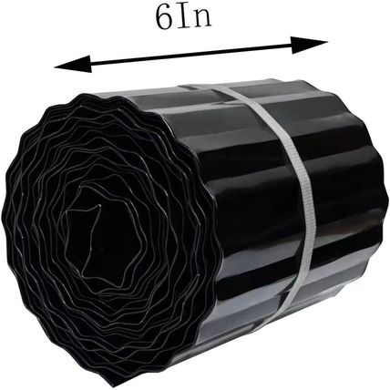 Corrugated Metal Landscape Edging,6 Inch X 20FT Sturdy Steel Garden Edging Borde