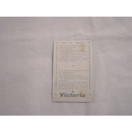 Very Rare Roy Orbison Victoria Trading Card