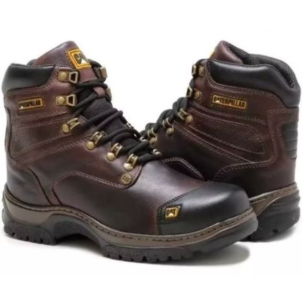 Caterpillar leather combat boot - Black