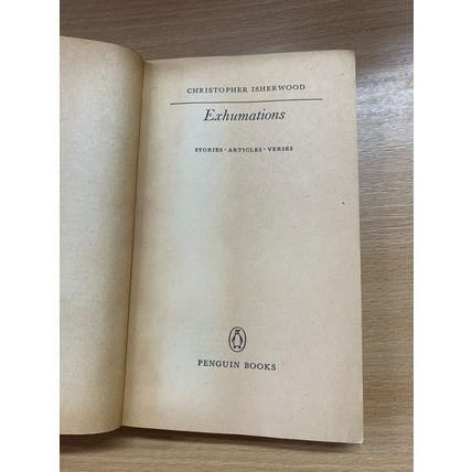 1969 CHRISTOPHER ISHERWOOD "EXHUMATIONS" PENGUIN PAPERBACK BOOK (P2)