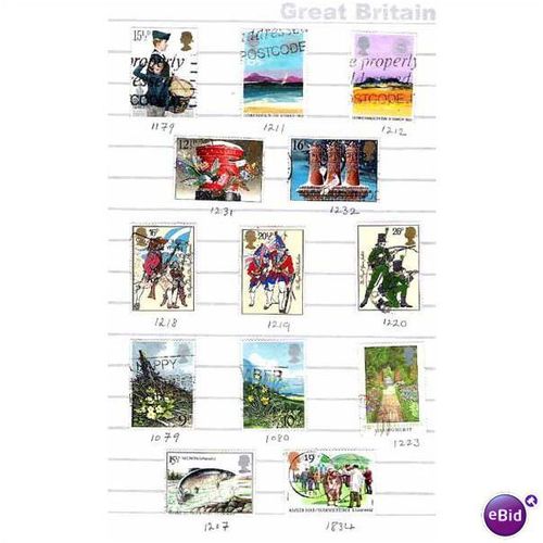 Great Britain Stamp Collection 00009