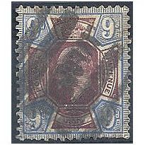 1911 - SG307 9d Dull Reddish Purple & Blue Used .