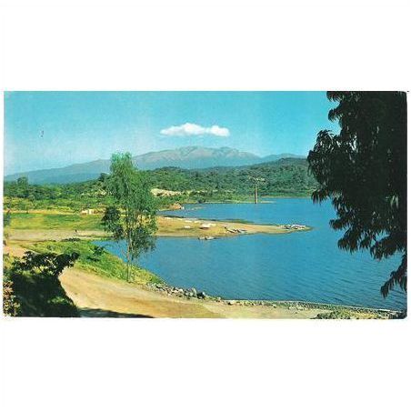 El Cadilial Dam / Resevoir, Tucuman province, Argentina - postcard c.1960s