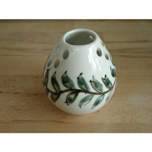 Lovely Jersey Studio Pottery Hand Painted Pot Pourri Vase