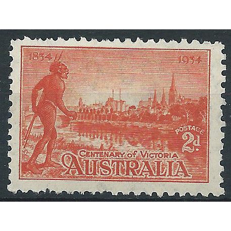 Australia 1934 SG147 2d Orange-Vermillion Mounted Mint . ..