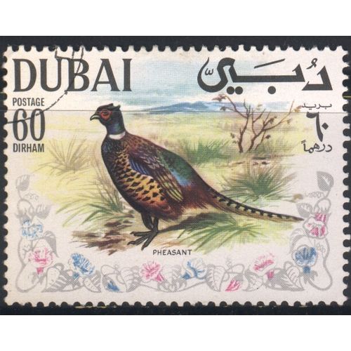 UAE (Dubai) 1968 - SG310 - 60d - Common Pheasant - used
