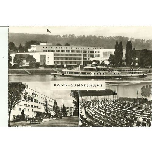 Germany BONN Bundeshaus Postcard by J. Spatz (1119)