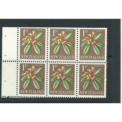 new zealand stamps sg782 sg 782 constant flaw booklet page