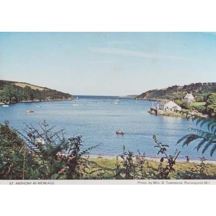 St Saint Anthony In Meneage Sailing Boat Boats Womens Institute Postcard