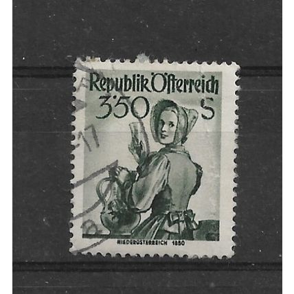 Austria.SG1140 3s 50 "Niederosterreich 1850".Fine Used.Aug22b