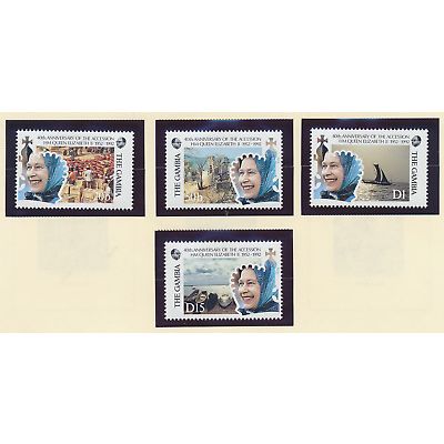 Gambia Stamps Scott #1172 To 1175, Mint Never Hinged