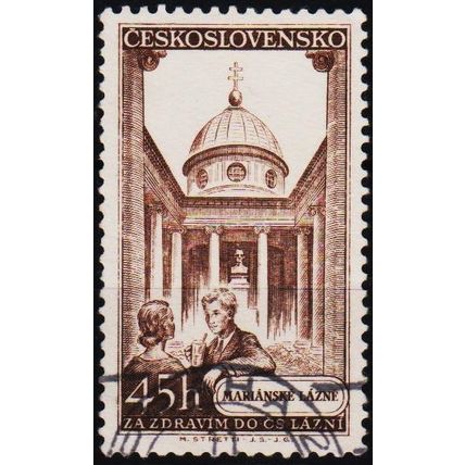 Czechoslovakia. 1956 45h S.G 913 Used