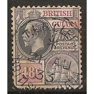 British Guiana 1926 SG279 48c Black & Purple Fine Used . .