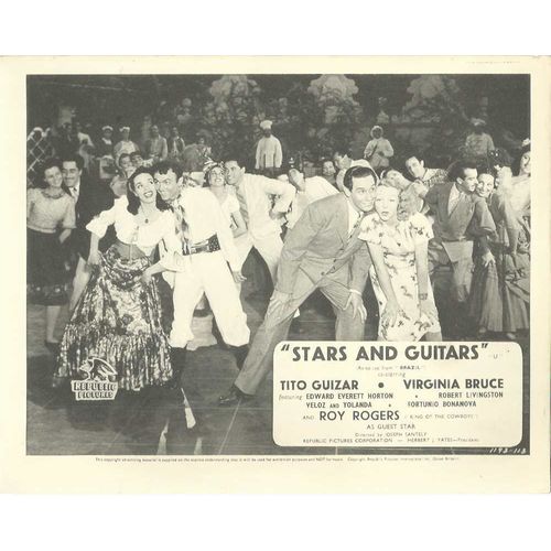 STARS AND GUITARS (BRAZIL) Tito Guizar, Virginia Bruce F-O-H Stills (6)