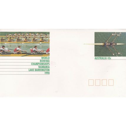 Australia 1990 World Rowing Championships FDC Envelope Unused VGC