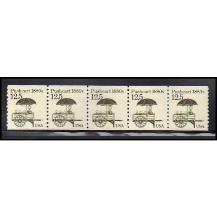 2133 12.5c Pushcart Fine MNH Dry Gum PNC 1/5 X2253