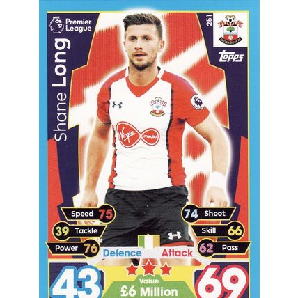 Match Attax 2017/2018 251 Shane Long Southampton