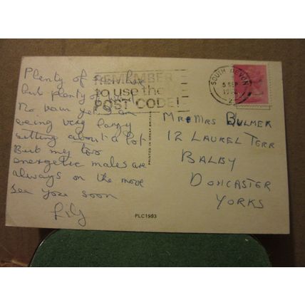 multiview, GOODRINGTON, PAIGNTON, DEVON, used postcard 1972 pm PLC1993 =