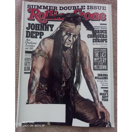 Rolling Stone Magazine July 4-18, 2013 - Johnny Depp Cover