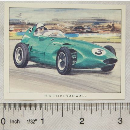 Grand Prix - The early years card No. 21 2½ litre Vanwall (1956)