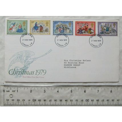 1979 Post Office First Day Cover Christmas