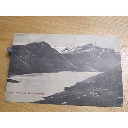 1912 fr Postcard - Loch Avon / A'an & Ben Macdhuie - Cairngorms National Park