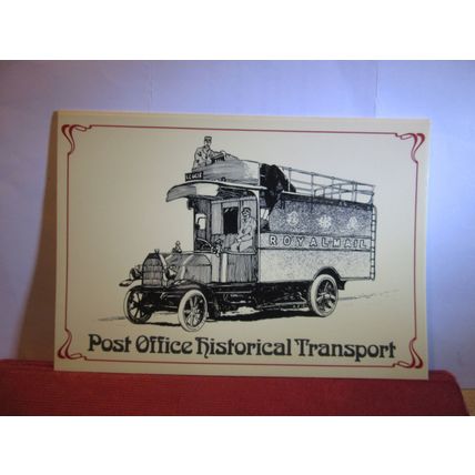 POST OFFICE HISTORICAL VEHICLES set 4, S.E. region 3 x postcards in wallet #