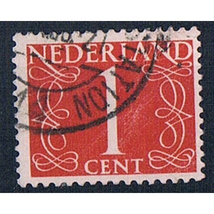 Netherlands 1946 SG636 ne115 Numeral 1c Used Stamp