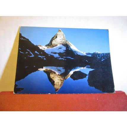 MATTERHORN, SWITZERLAND . used vintage postcard 1974 pm =