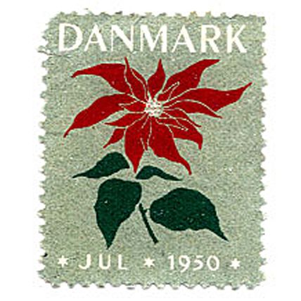 1950 Denmark Julen Christmas Seal