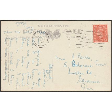 St Mary's Church from the South West, Stafford, 1950 - Valentine's Postcard
