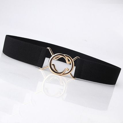 Women Ladies Fashion Wide Belt Women Black Cinch Waist Belt Elastic Stretch Gift