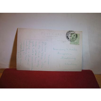 PUFFIN ISLAND, PENMON, ANGLESEY, WALES used antique postcard 1910 pm =