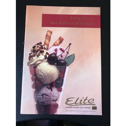 WALLS Elite Dairy Ice Cream Advertising brochure 14 page Superb Pics VGC 1990's