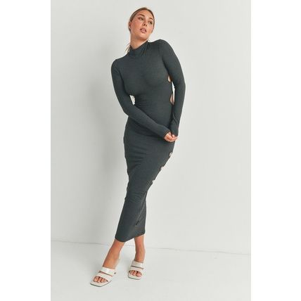 Cutout Detail Maxi Dress
