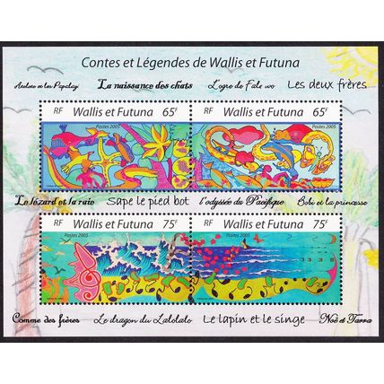 Wallis and Futuna Legends Sheetlet 2005 MNH SG#MS865 MI#Block 18 Sc#598