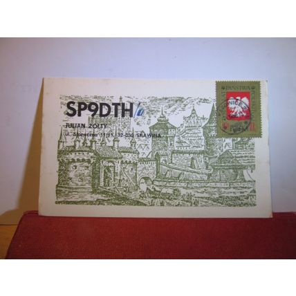QSL card SKAWINA, POLAND 1989 =