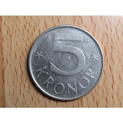 Sweden 1981 5 Kronor Coin