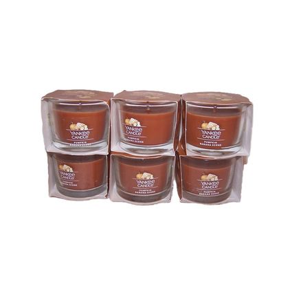 Yankee Candle Pumpkin Banana Scone Mini Scented Candle 1.3 oz Lot of 6