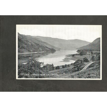 Postcard Scotland Callander Loch Lubnaig